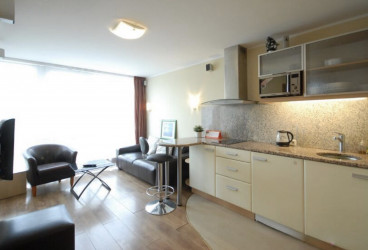 Spacious studio apartment with modern design in the heart of Riga