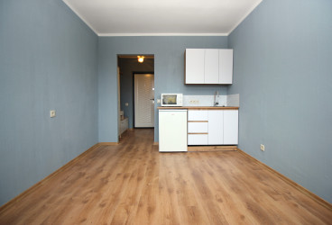 Mājīgs 1-istabas studio tipa dzīvoklis.