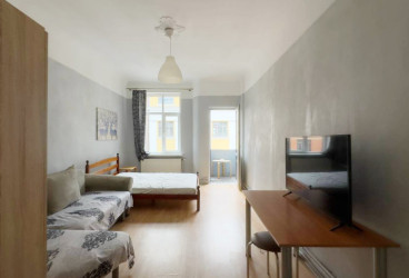 Spacious 3-room apartment with a view of the Daugava River and individual heating